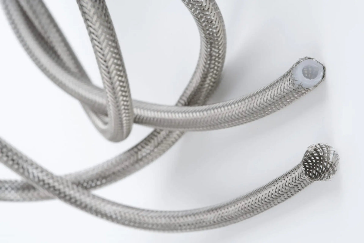 Tubing, Braided Shaft, Dark Blue, Pebax, PTFE Lined, 30 PPI, 23.5 F, 0.272" ID, 0.307" OD, 36.2" Length